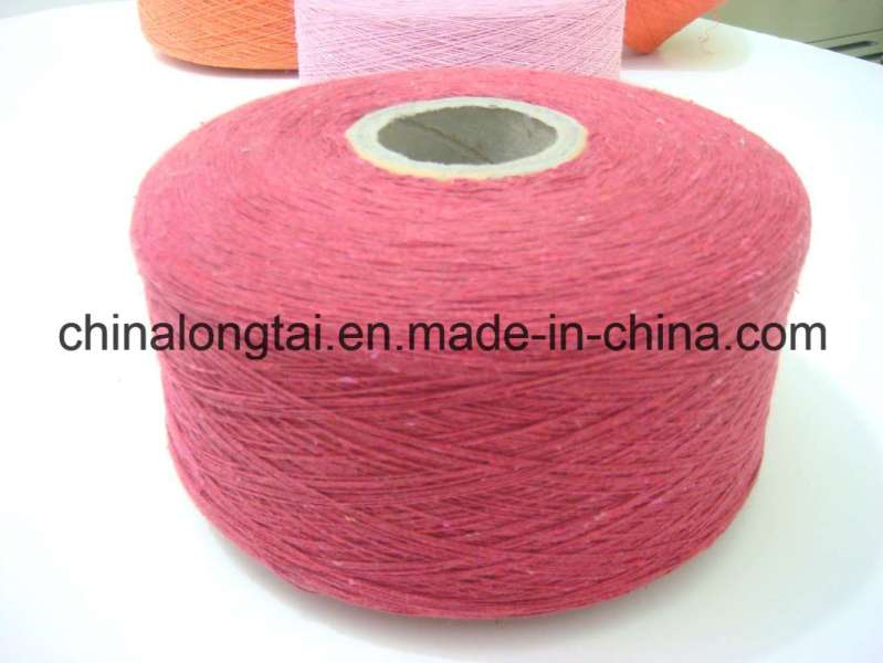 Red Black White Recycled Cotton Yarn